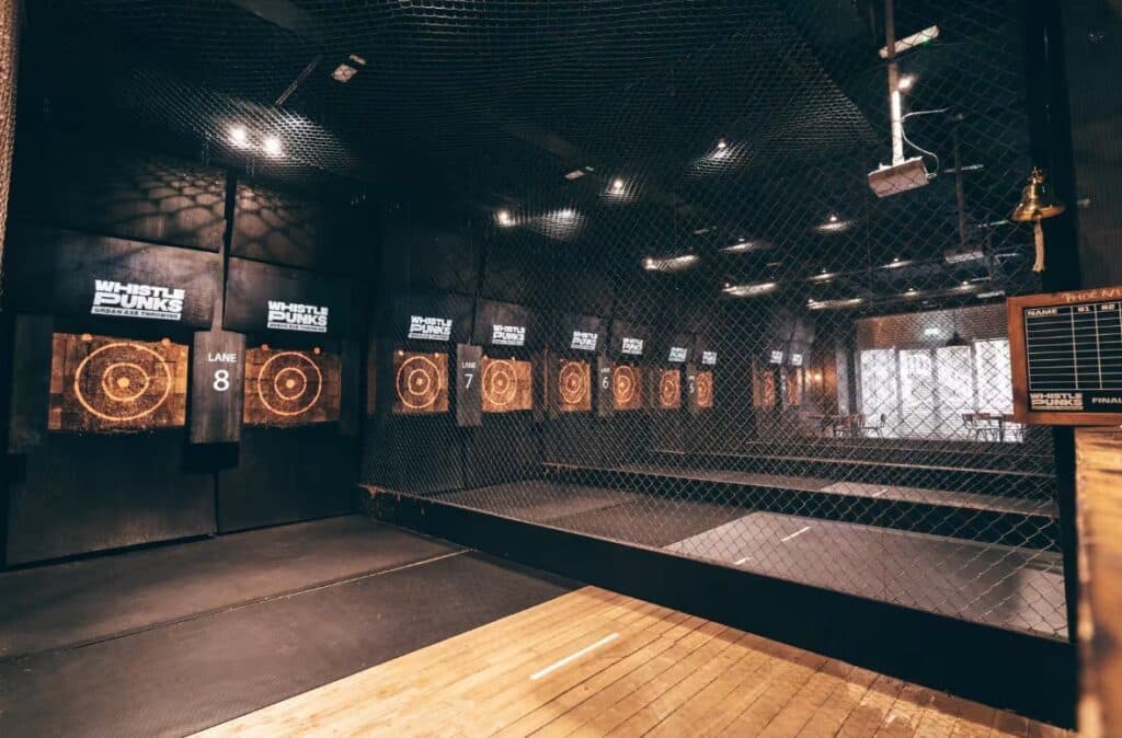 Entire Venue at Whistle Punks Urban Axe Throwing London, photo 2