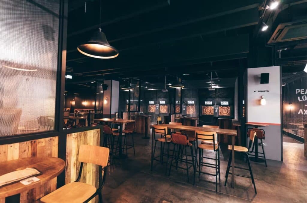 Entire Venue at Whistle Punks Urban Axe Throwing London, photo 3