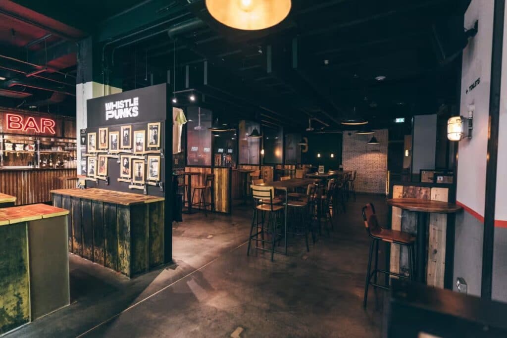 Entire Venue at Whistle Punks Urban Axe Throwing London, photo 4