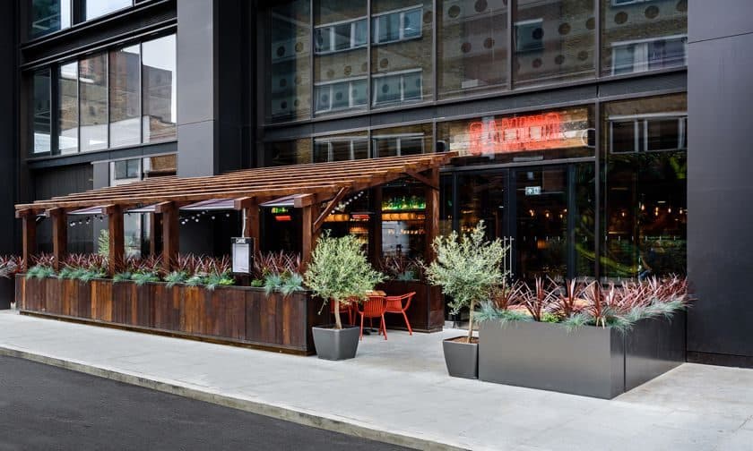 Pergola at Camino Shoreditch, photo 2