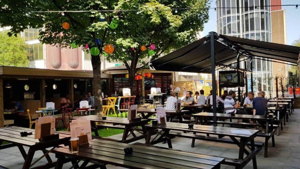 A Perfect Corporate Summer Party at The Minories' Garden