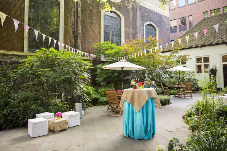 Stationers Hall Garden London Summer Party Venue