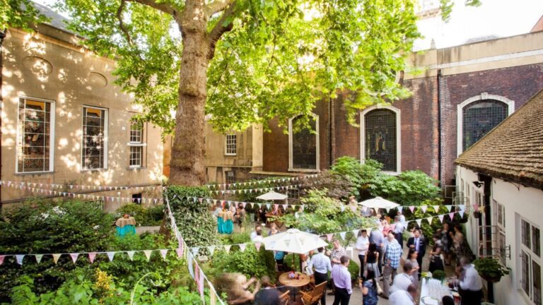 Stationers Hall Garden London Summer Party Venue
