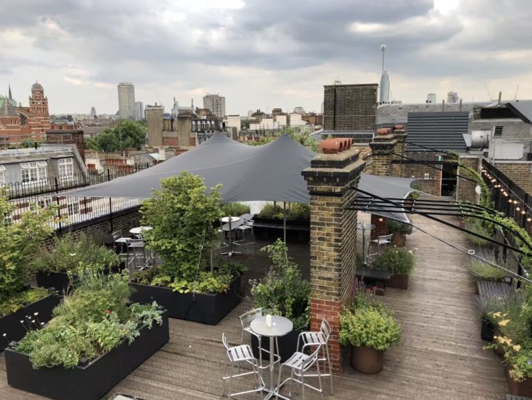 Rooftop Garden Cathedral View London Summer Party
