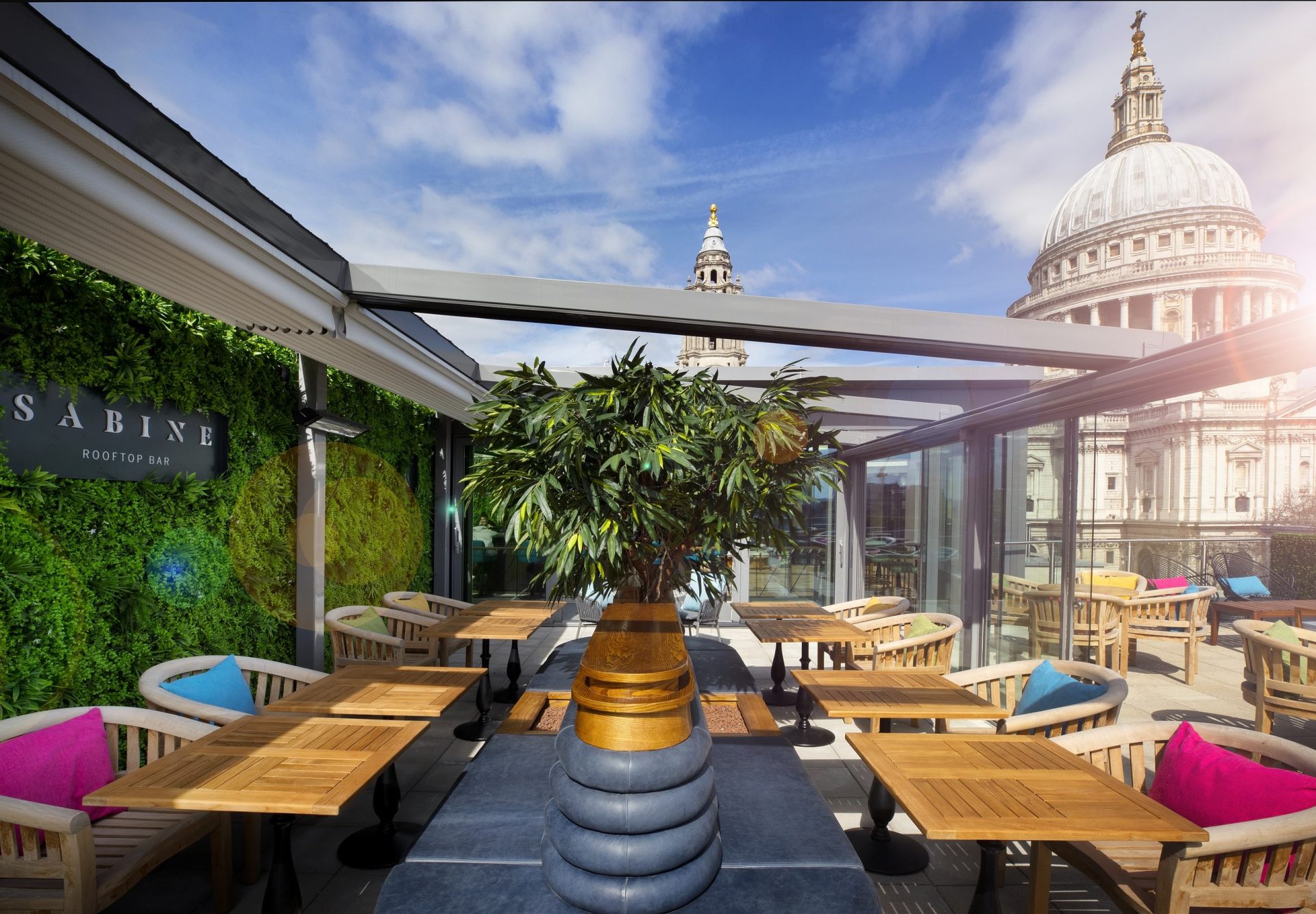 Sabine Roof Terrace St Pauls London Summer EC2