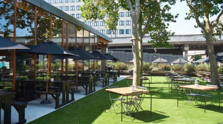 Terrace at The Green Room London Summer Party