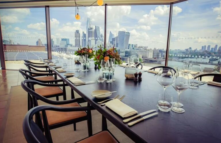 Private Dining Room North Rose Court London Summer Party Venue