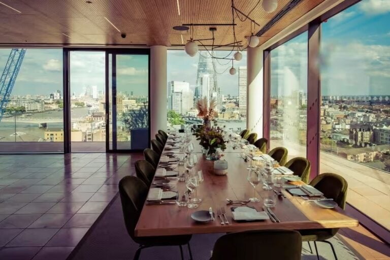 Private Dining Room South Rose Court Events London Summer Party Venue