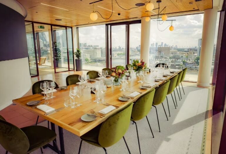 Private Dining Room South Rose Court Events London Summer Party Venue