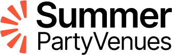 Summer party logo orange