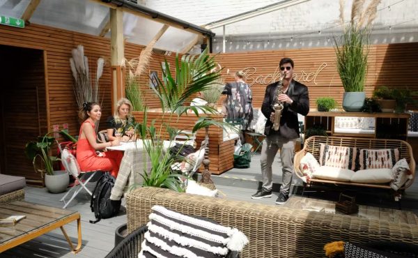 Backyard at The Light Bar London Summer Party