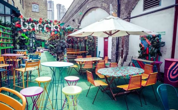 Barrio Shoreditch Tropical Yard Summer Party London