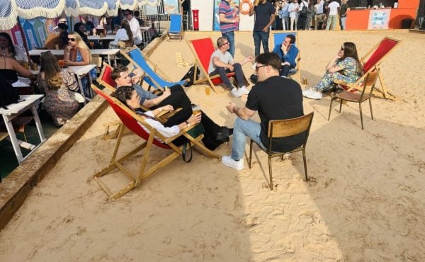 Beach at Big Penny London Summer Party Venue