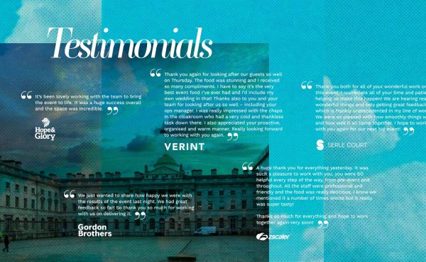 Somerset House Summer Party Venue WC2