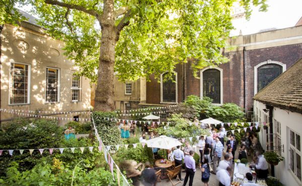Stationers Hall Garden London Summer Party Venue