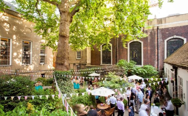 Stationers Hall Garden London Summer Party Venue