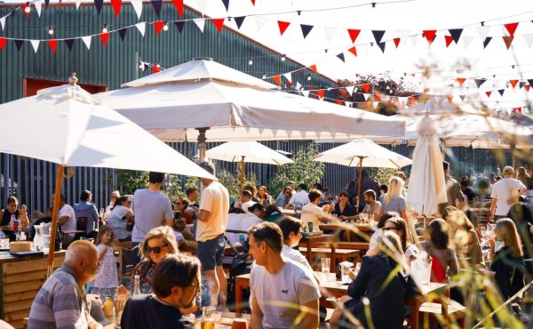 Garden at Big Penny London Summer Party Venue